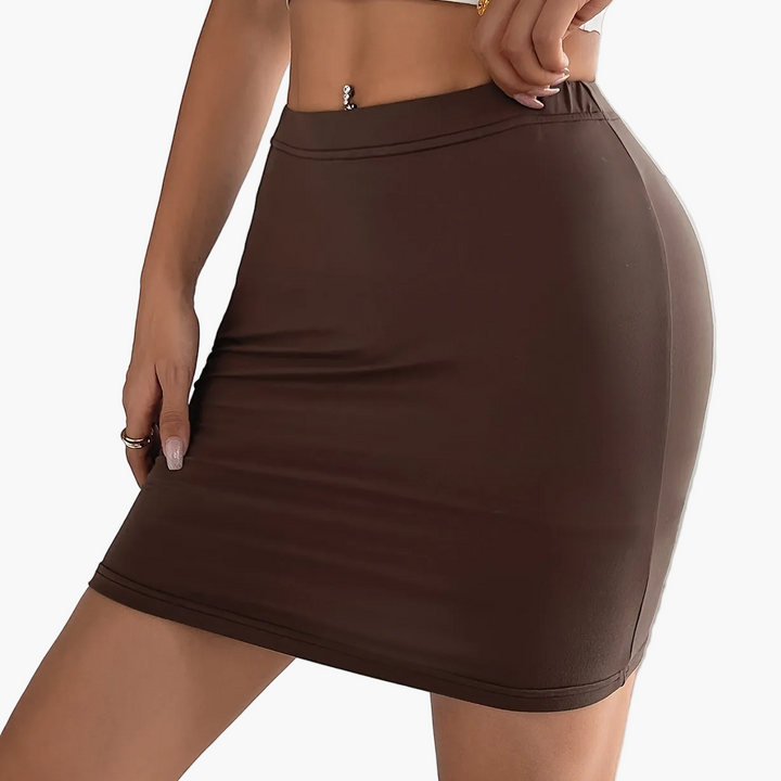Damen Minirock Bodycon Elegant Alltagsstil