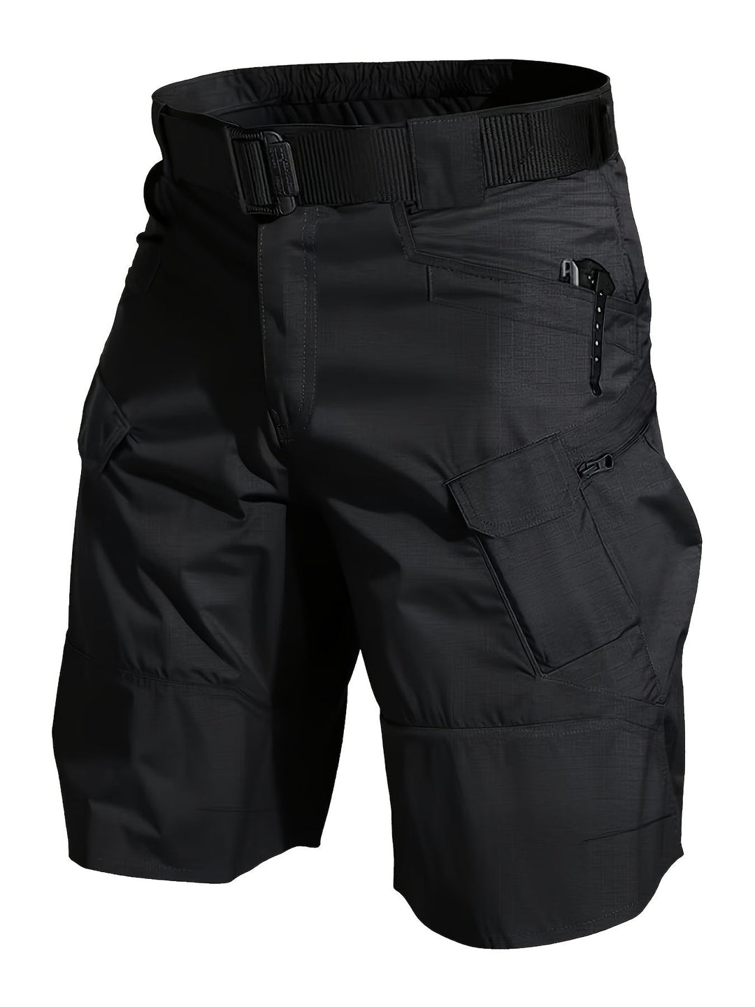 Herren-Funktionsshorts mit Taschen und Gürtel