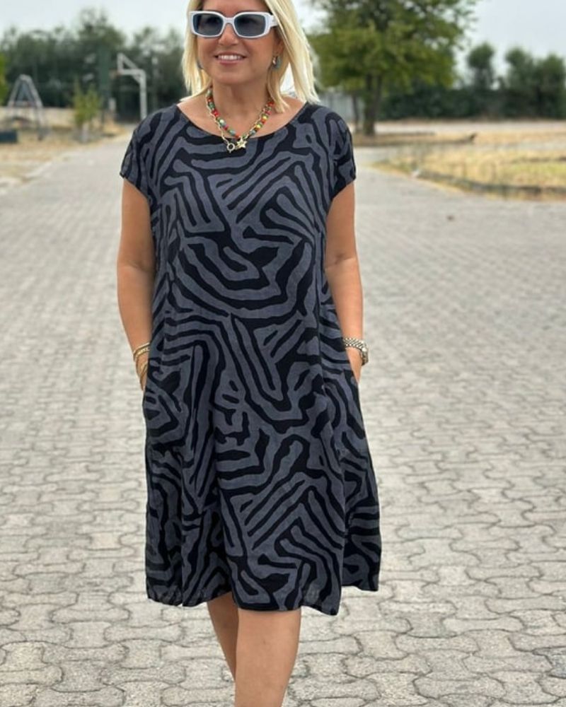 AVANILLE - Sommerkleid mit Rundhalsausschnitt