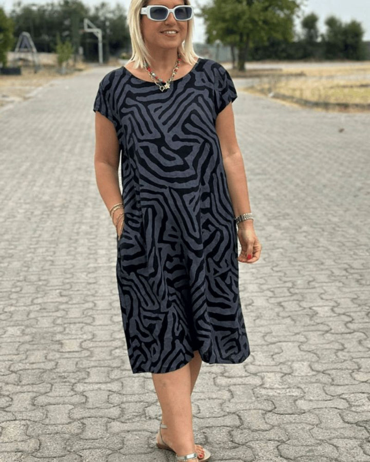 AVANILLE - Sommerkleid mit Rundhalsausschnitt