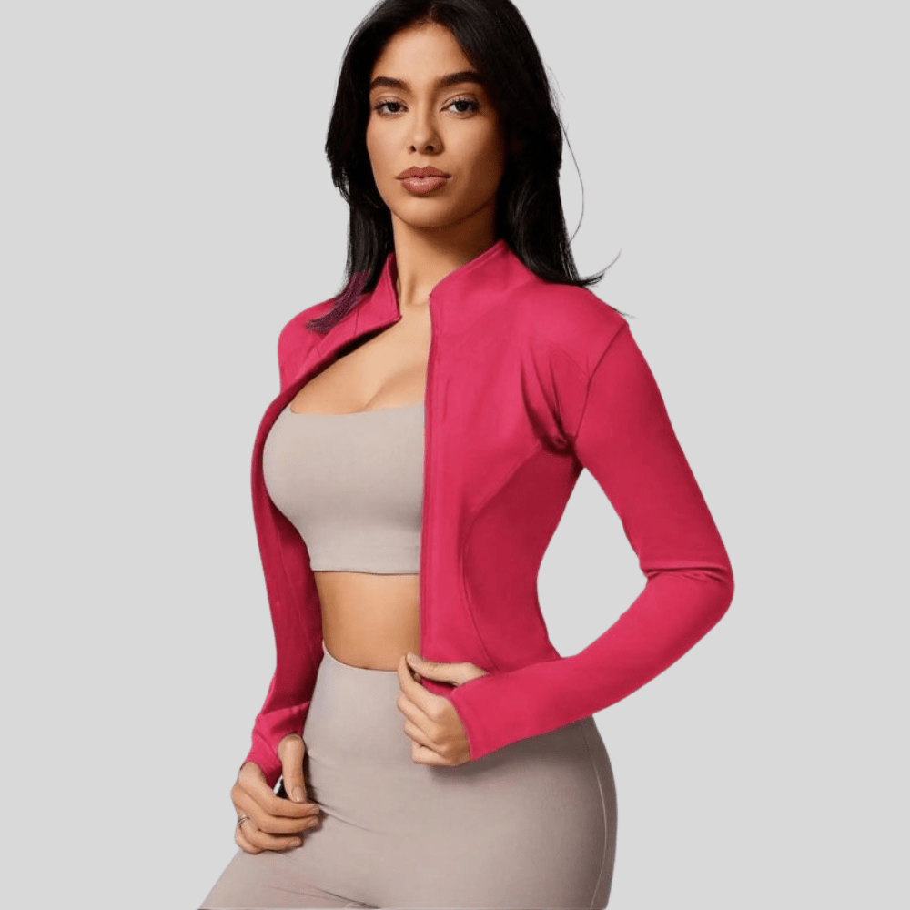 Slim Atmungsaktive Full Zip Jacke