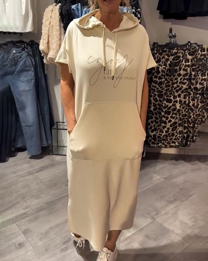 LORAVINE - Kapuzen Freizeitkleid