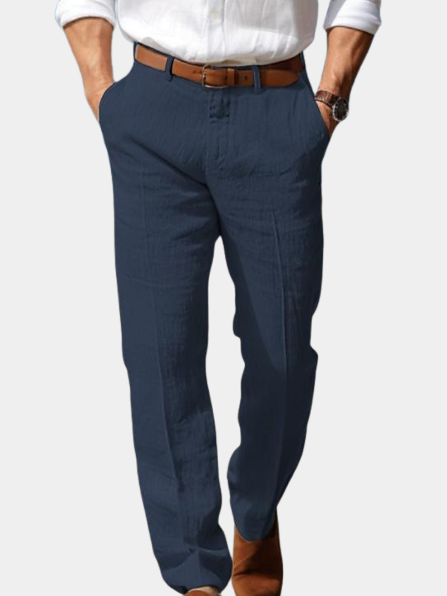 HERRLICHE PREMIUM-LINENHOSE (MIT GÜRTELSCHLAUFEN)