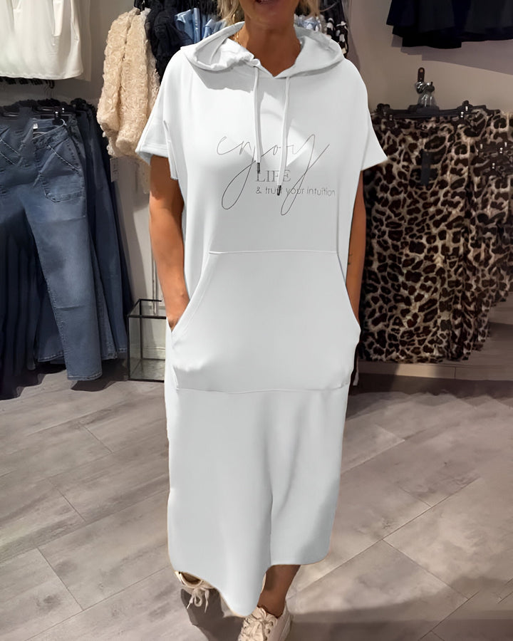 LORAVINE - Kapuzen Freizeitkleid