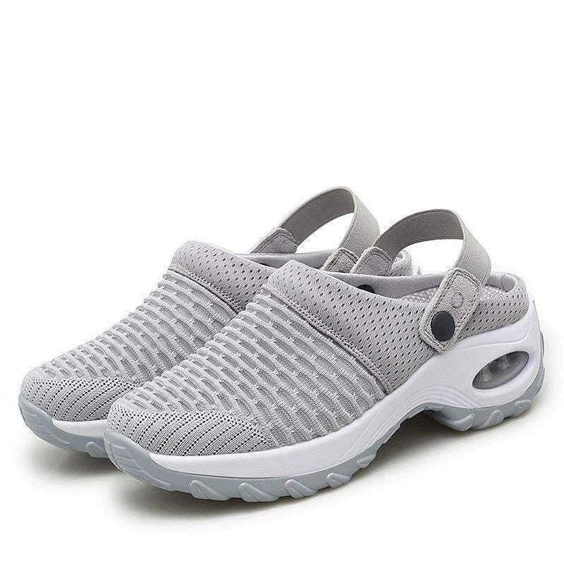 Henrike - Damen Slip-On Sneaker mit Mesh und Riemen