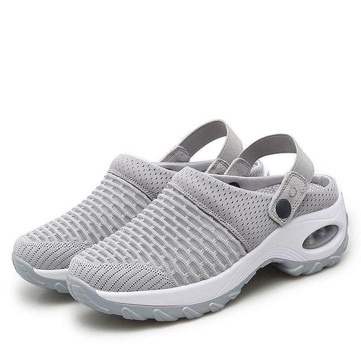 Henrike - Damen Slip-On Sneaker mit Mesh und Riemen