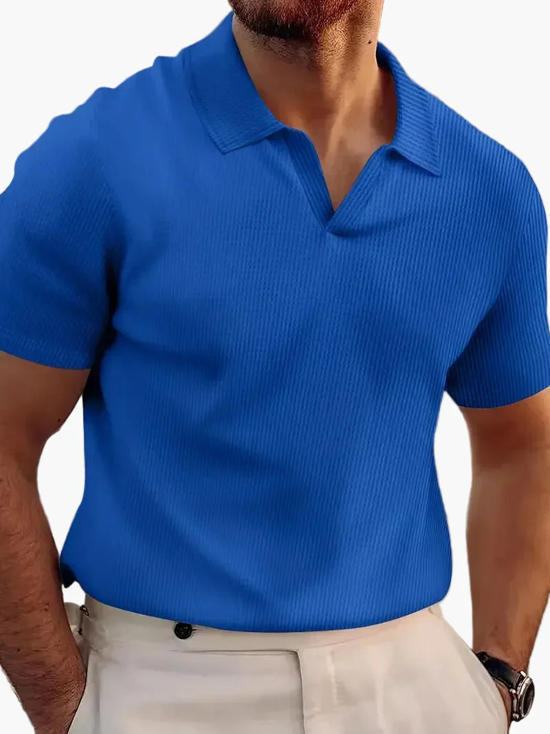 Kurzarm-Polo in lässigem Stil für Herren – Eleganz und täglicher Komfort