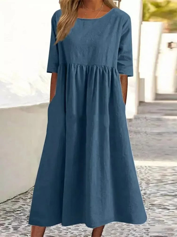 Lässiges Damenkleid | Midi