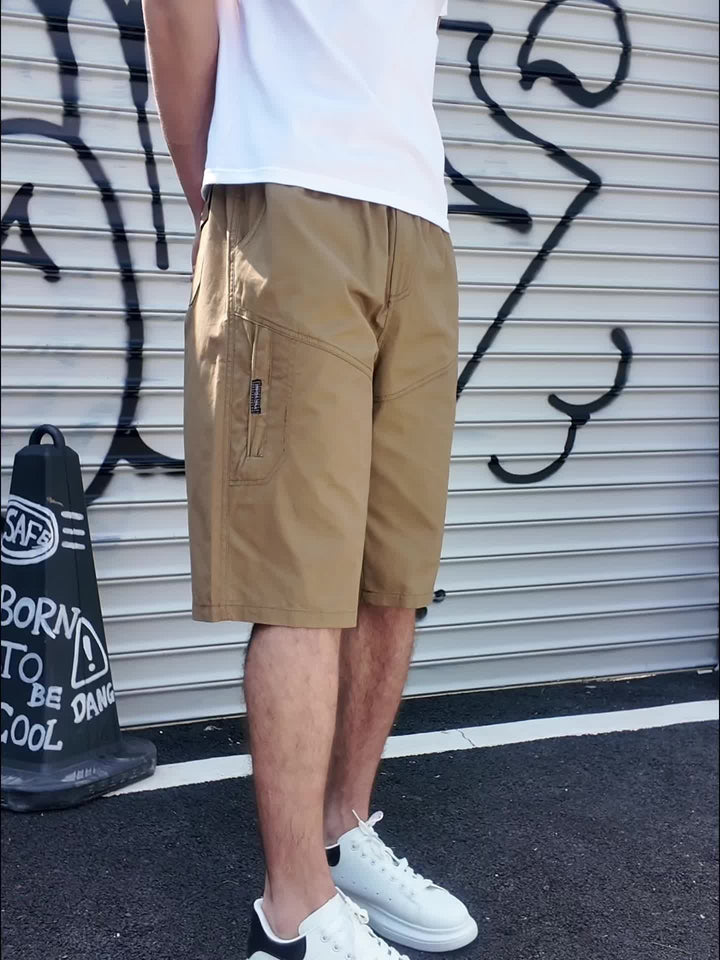 Herren-Bermudashorts mit Taschen für die alltägliche Freizeit