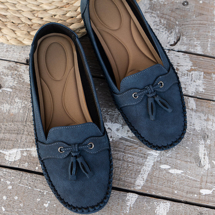 Ingrid - Damen Orthopädische Vintage-Schuhe mit Komfort-Fußbett