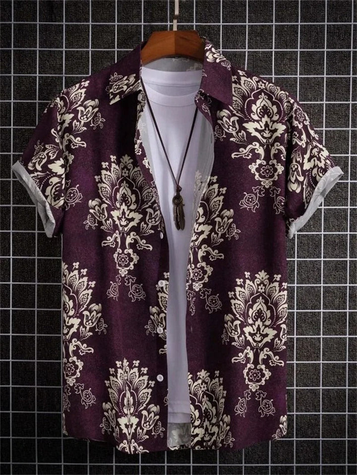 Tropisches 3D-Blumen-Hawaii-Hemd – Stil und Komfort in einem