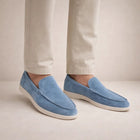 Lässige Slipper Herren Regular Fit Obermaterial aus Leder Schlupfschuh