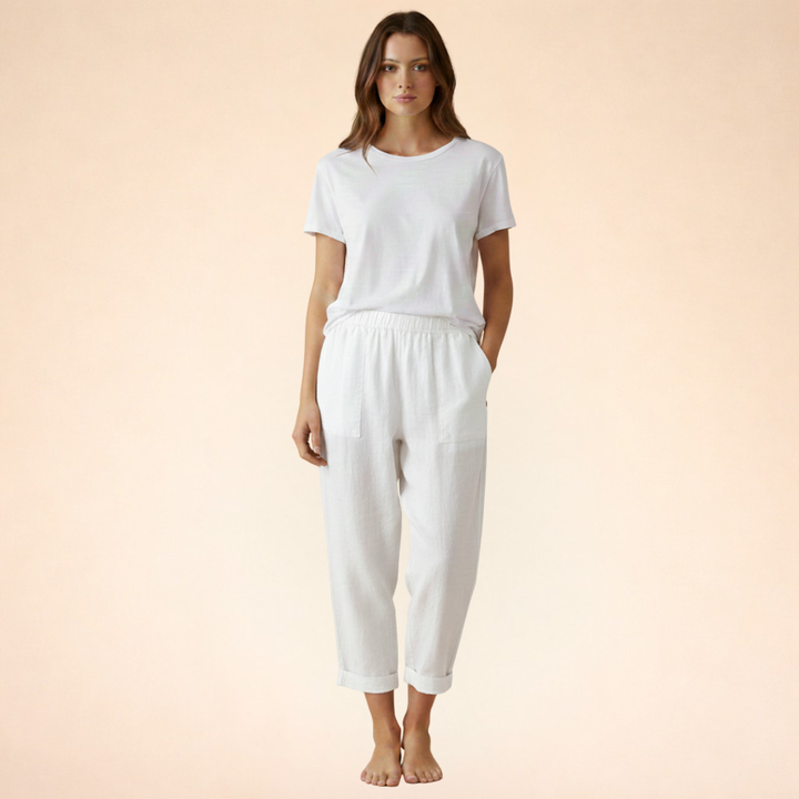 Aurelie | Ultra-weiche Hose mit Seitentaschen