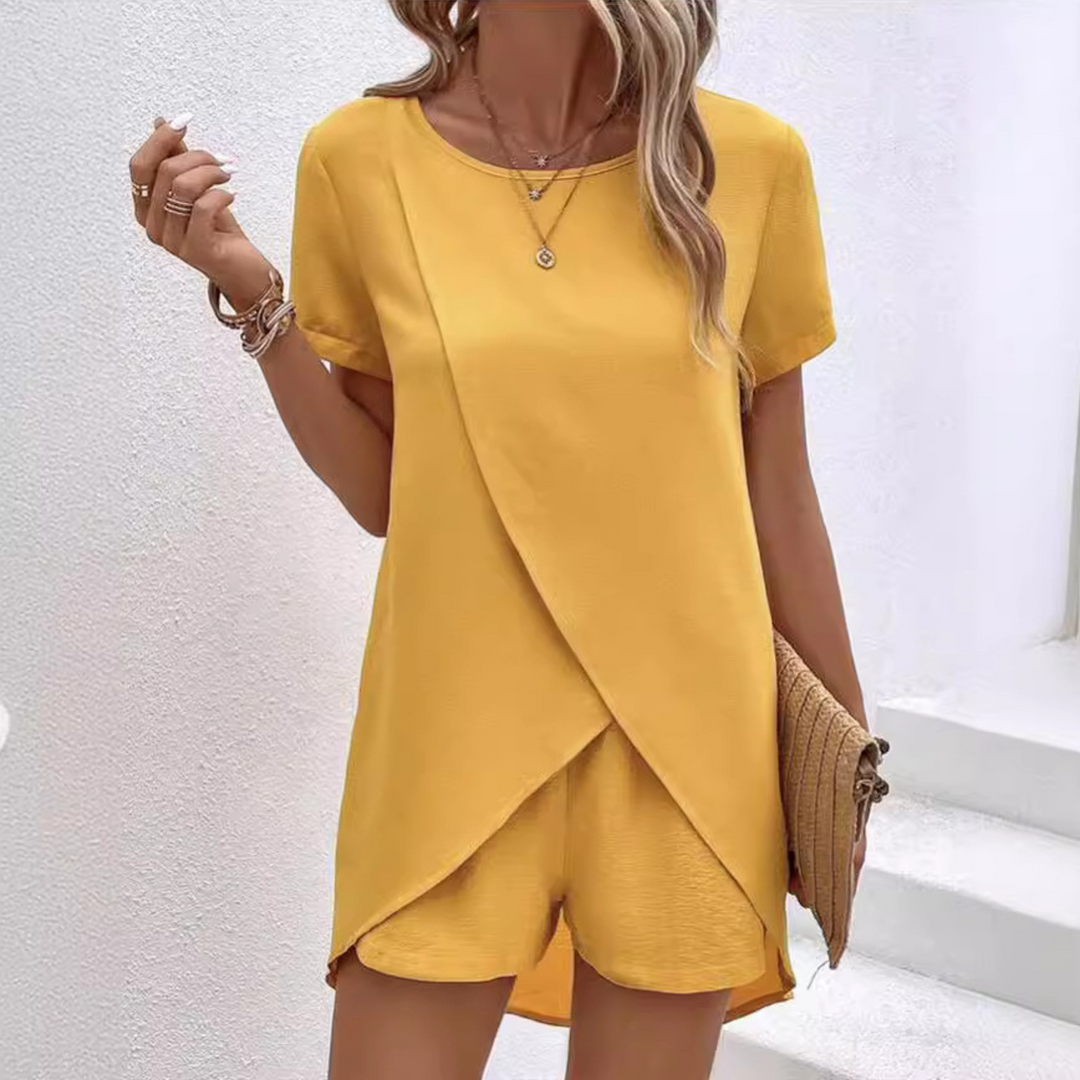 AMALIA – Elegantes Sommer-Loungewear-Set