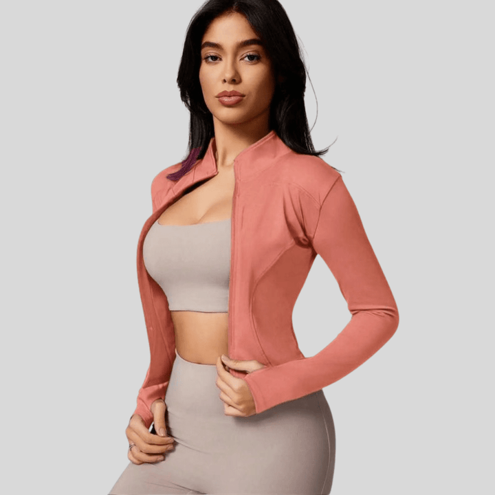 Slim Atmungsaktive Full Zip Jacke