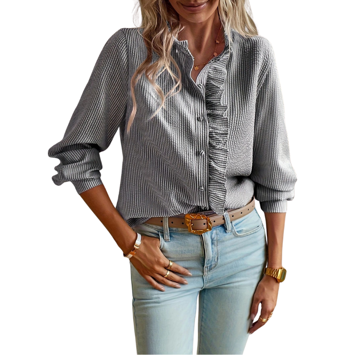 CRIZA – Mühelose Knopfleiste Bluse