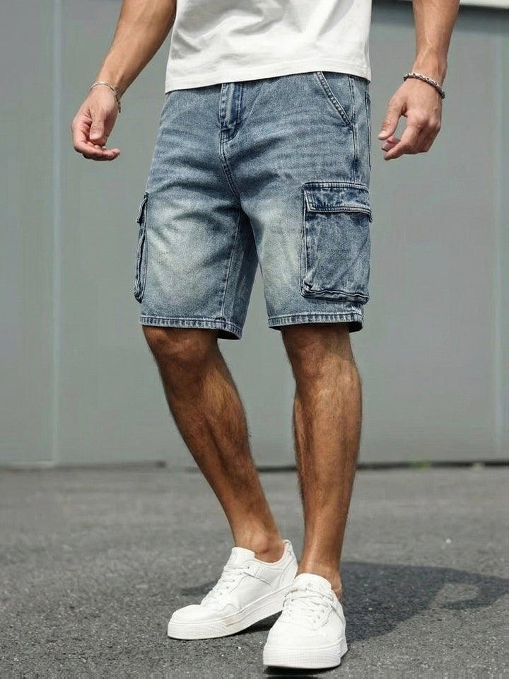 Lässige Herren-Bermudashorts mit normaler Passform für den täglichen Gebrauch
