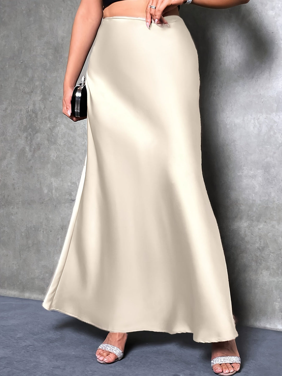 Damen Elegante Lange Rock – Festliche und Abendnutzung