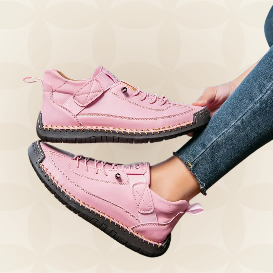 Margreet - Damen Bequeme Orthopädische Sneakers mit Dämpfung