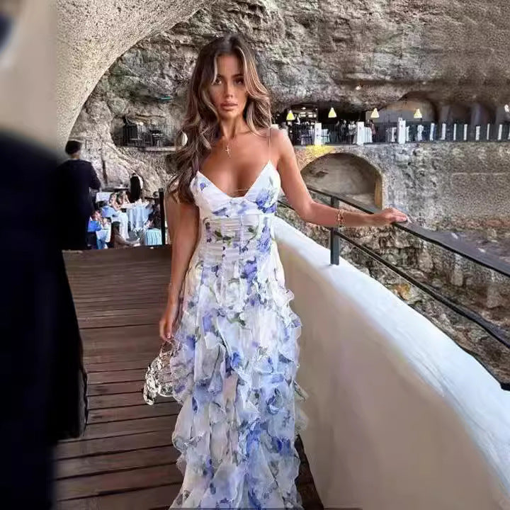 Charlotte – Kleid mit 3D-Effekt und langem Rock