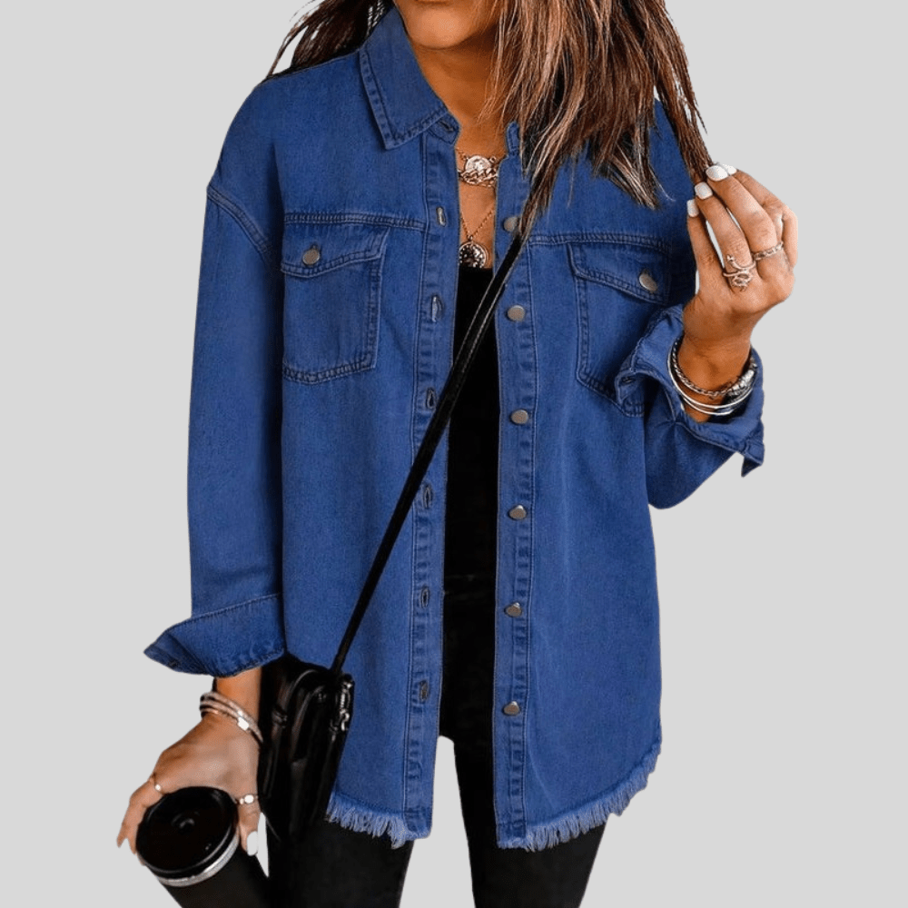 Gewaschene Shirtjacke