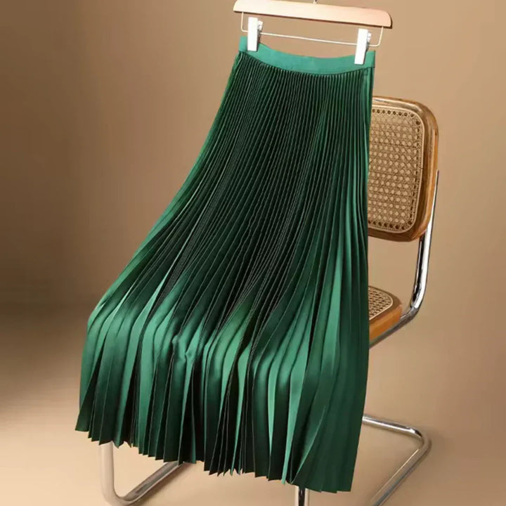 Elena Elegante Damen Plooirok – stilvolle Midi-Rock mit schmeichelhaftem Schnitt