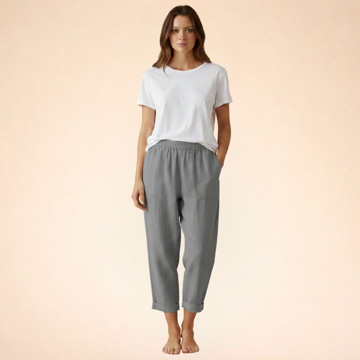 Aurelie | Ultra-weiche Hose mit Seitentaschen