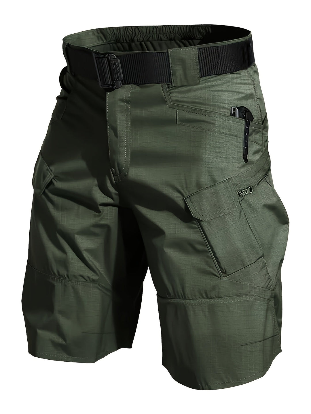 Herren-Funktionsshorts mit Taschen und Gürtel