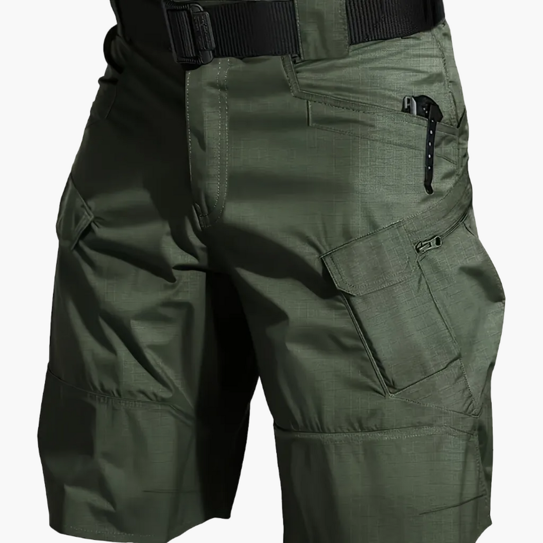 Herren-Funktionsshorts mit Taschen und Gürtel