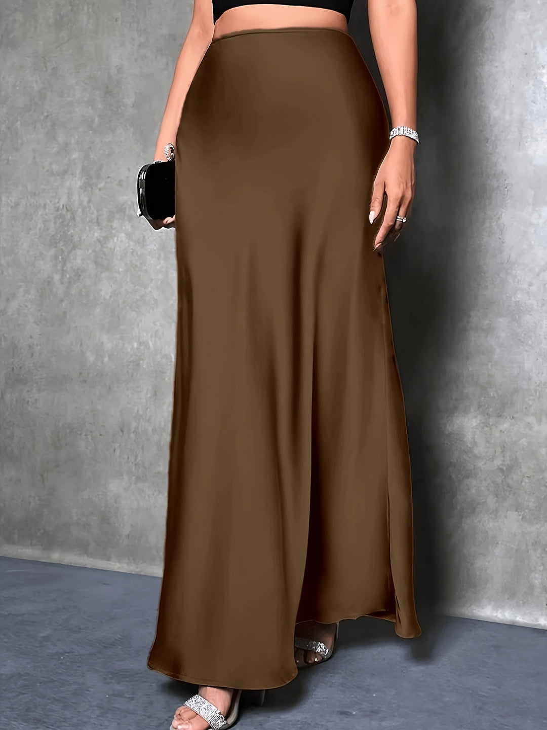 Damen Elegante Lange Rock – Festliche und Abendnutzung