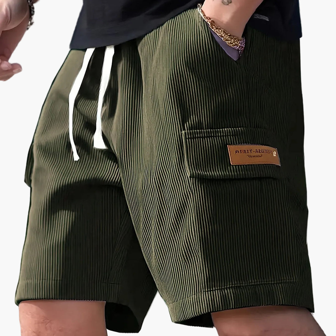 Herren-Shorts mit Kordelzug und normaler Passform für den täglichen Gebrauch
