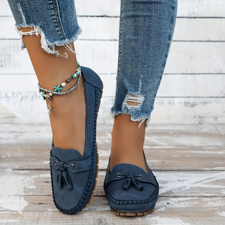 Ingrid - Damen Orthopädische Vintage-Schuhe mit Komfort-Fußbett