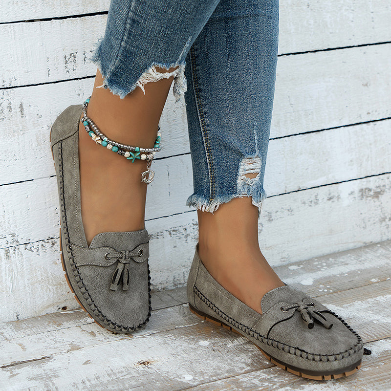 Ingrid - Damen Orthopädische Vintage-Schuhe mit Komfort-Fußbett