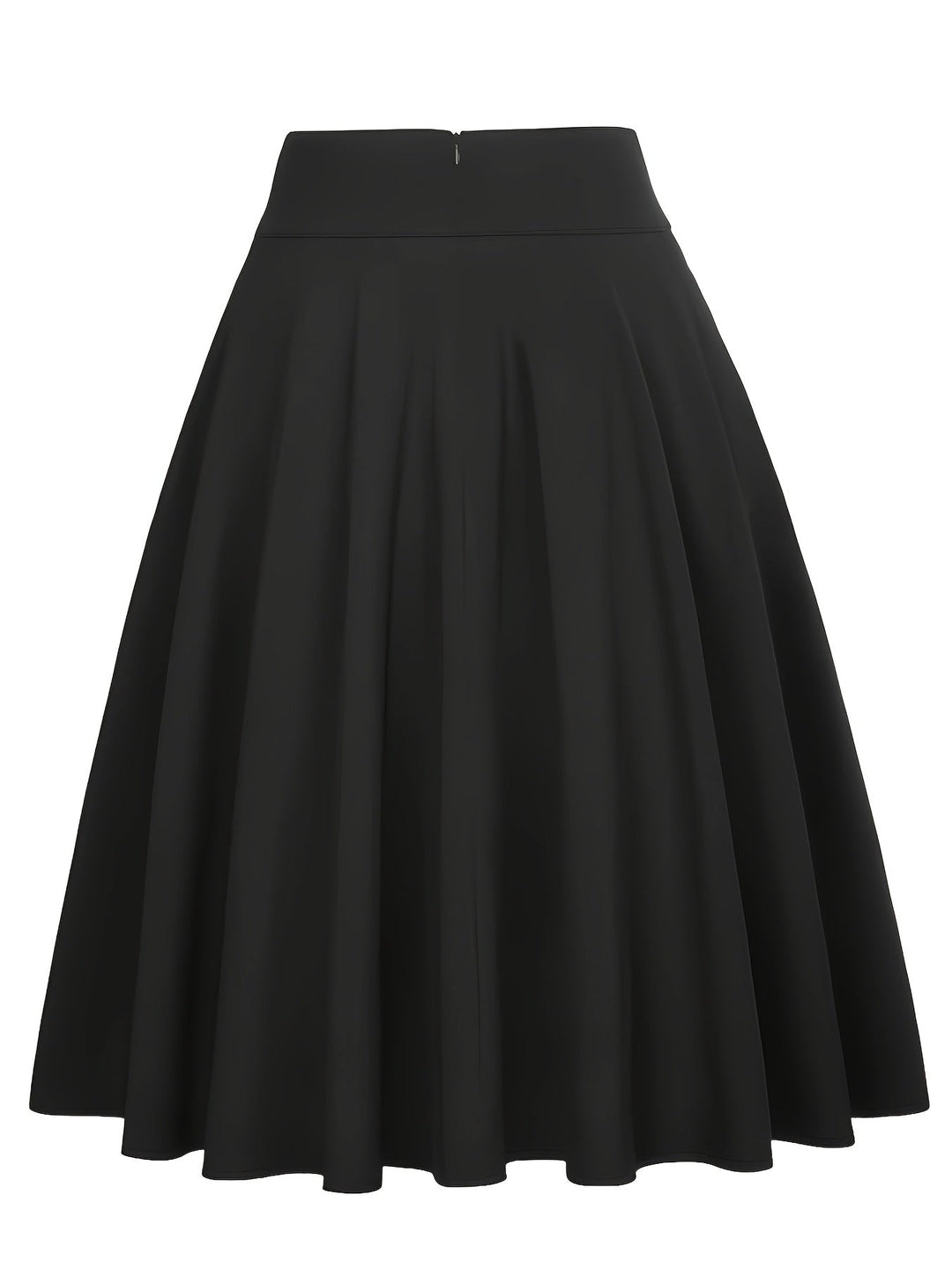 Damen A-Linien Rock Chic mit Taillengürtel und Tasche für Alltag und Fest