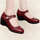 Jacoba - Damen Weiche Lederschuhe mit Absatz und Rutschfester Sohle