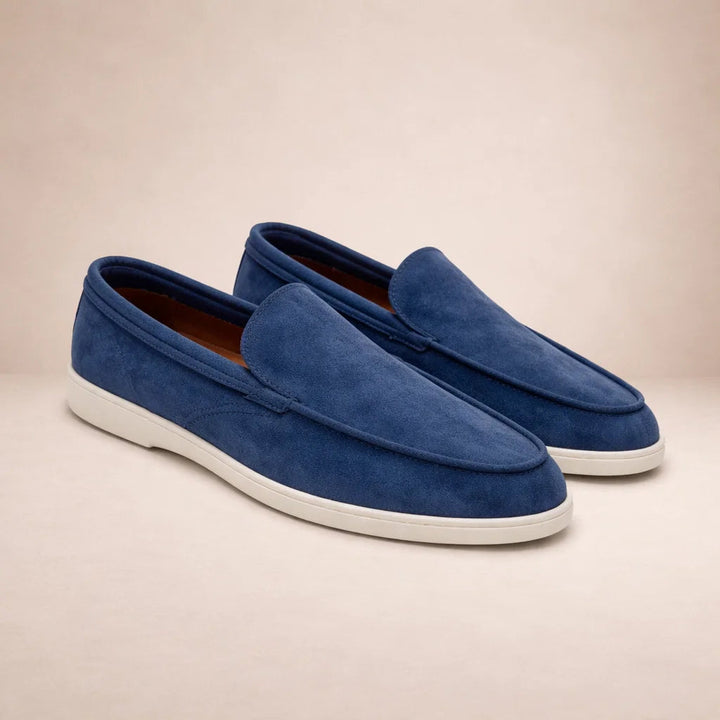 Lässige Slipper Herren Regular Fit Obermaterial aus Leder Schlupfschuh