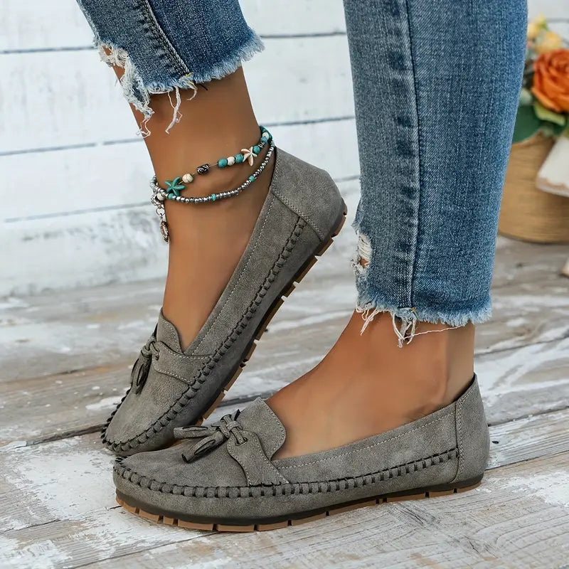 Ingrid - Damen Orthopädische Vintage-Schuhe mit Komfort-Fußbett