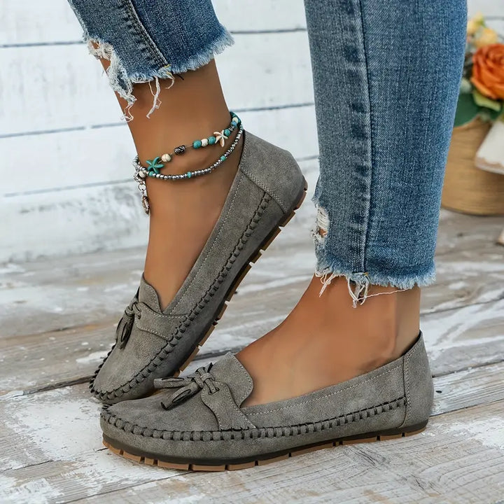 Ingrid - Damen Orthopädische Vintage-Schuhe mit Komfort-Fußbett