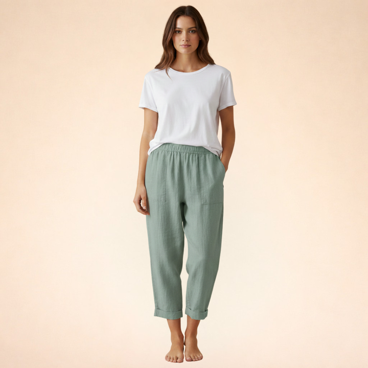 Aurelie | Ultra-weiche Hose mit Seitentaschen