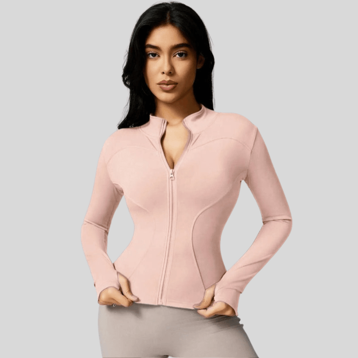 Slim Atmungsaktive Full Zip Jacke