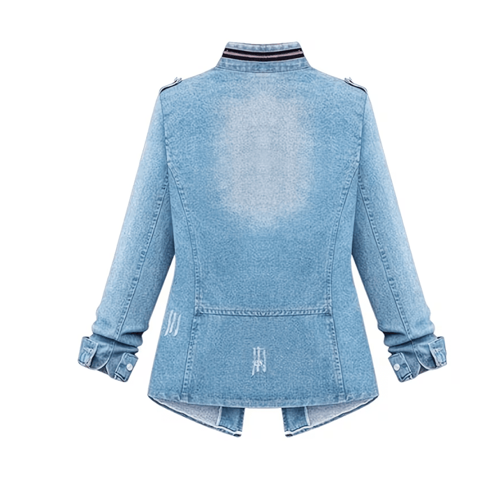 Strukturierte Jacke mit Taillierung