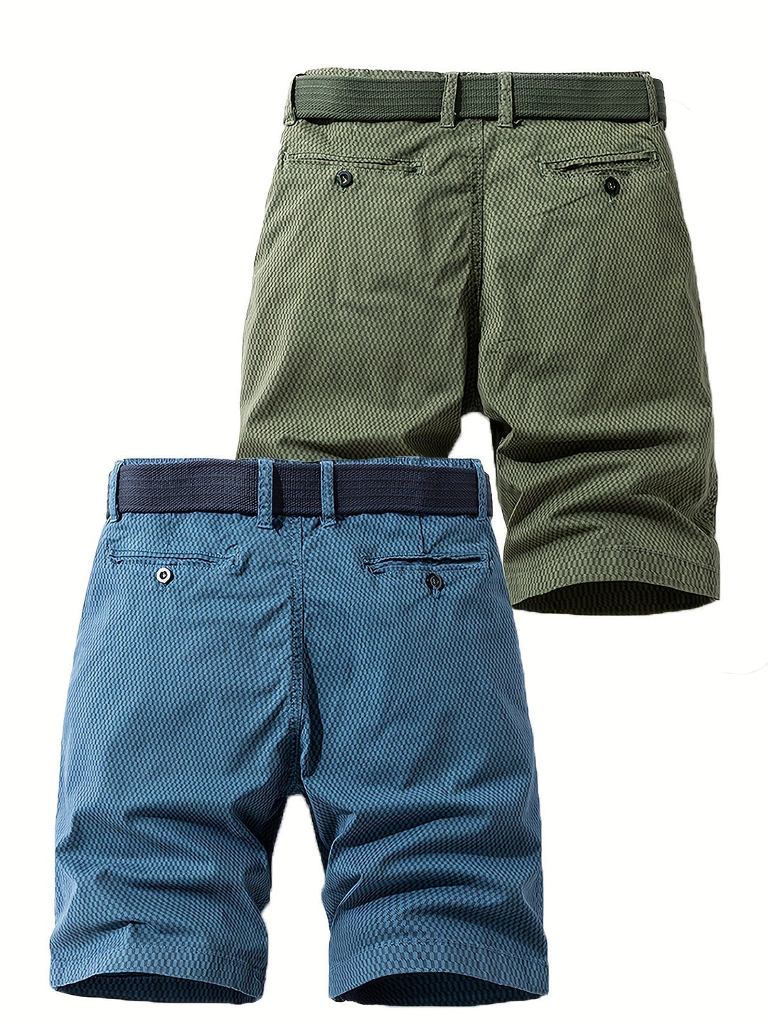 Herren-Bermudashorts mit Gürtel für Sommer- und Outdoor-Aktivitäten