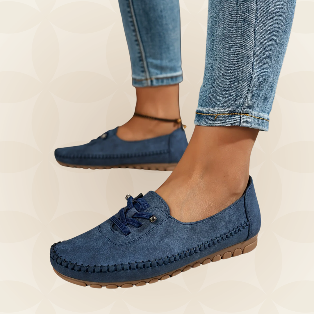 Aafke - Damen Slipper für Empfindliche Füße mit Umfassender Unterstützung