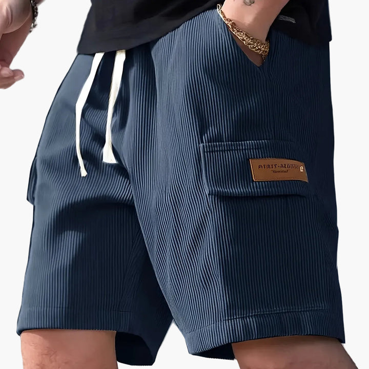 Herren-Shorts mit Kordelzug und normaler Passform für den täglichen Gebrauch