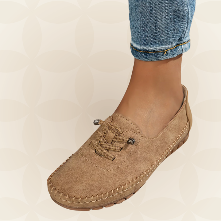 Aafke - Damen Slipper für Empfindliche Füße mit Umfassender Unterstützung