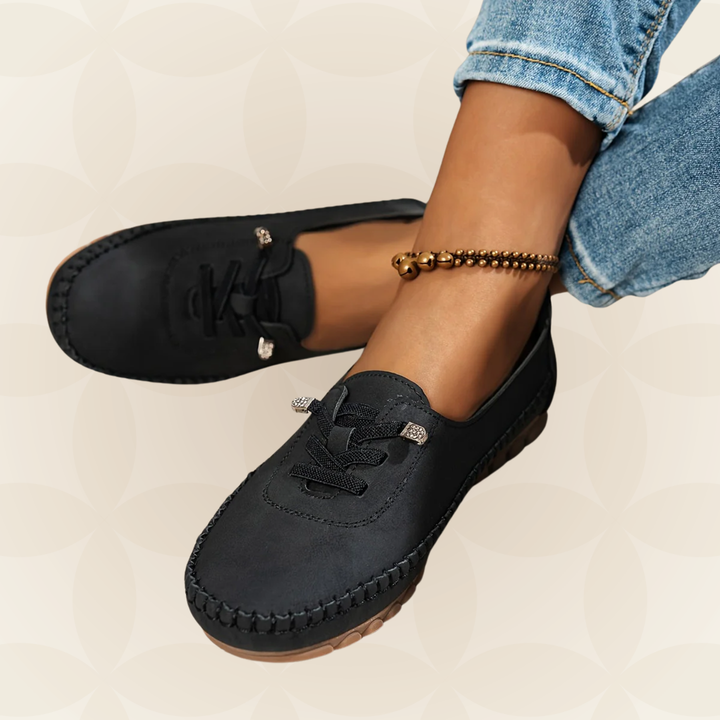 Aafke - Damen Slipper für Empfindliche Füße mit Umfassender Unterstützung
