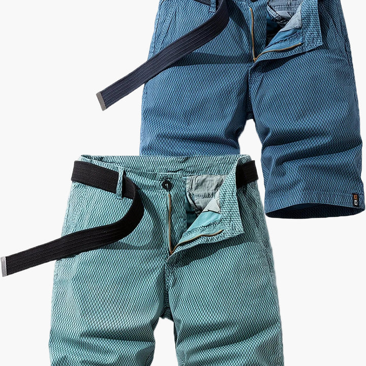 Herren-Bermudashorts mit Gürtel für Sommer- und Outdoor-Aktivitäten