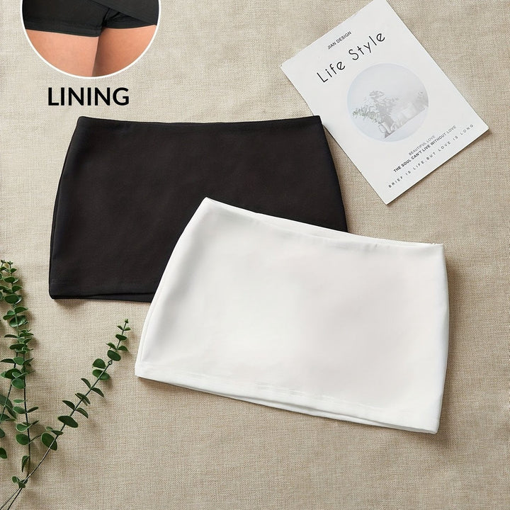 Sportlicher High-Waist-Shortrock für Damen, moderner und vielseitiger Stil