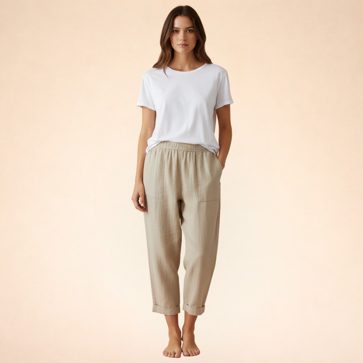 Aurelie | Ultra-weiche Hose mit Seitentaschen