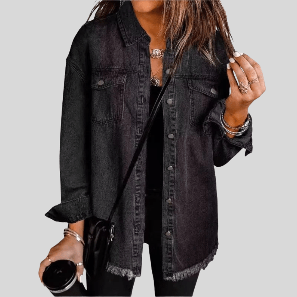 Gewaschene Shirtjacke